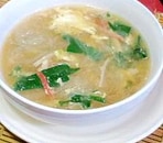 春雨の中華スープ
